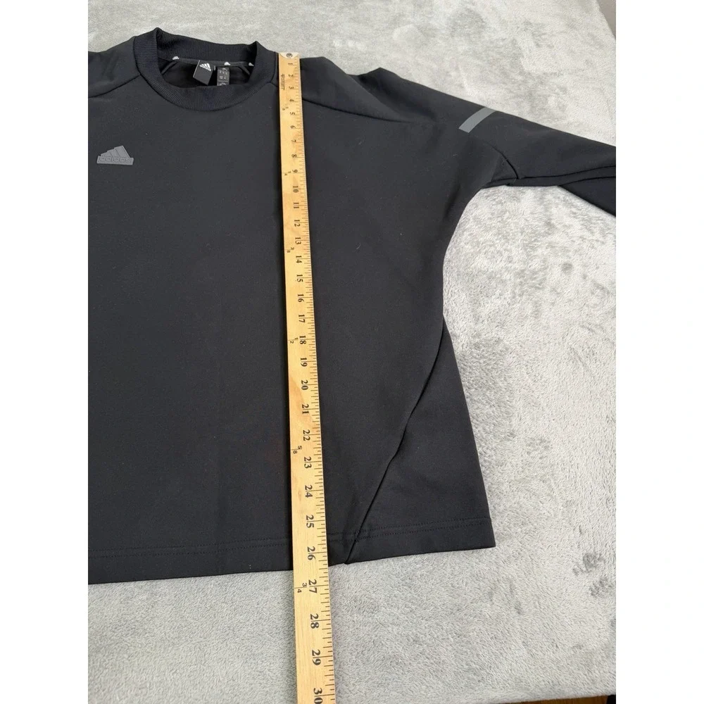 Adidas Men's Gameday Premium Sweatshirt Size Medium Black